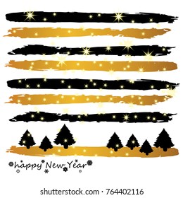 new year christmas vector illustration christmas tree snow abstraction