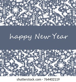 new year christmas vector illustration christmas tree snow abstraction