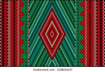 Año Nuevo, Navidad, invierno, patrón de píxeles festivos.