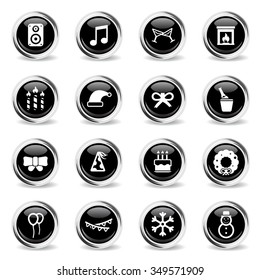 New year chrome icons for web