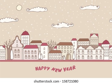 new year city