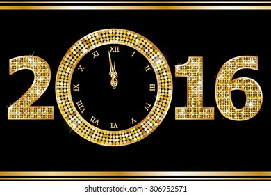 New Year Clock 