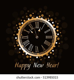 New Year Clock.