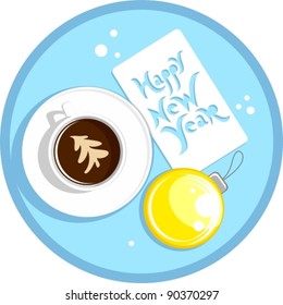 new year coffee cup