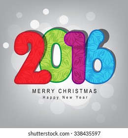 New year color background vector illustration