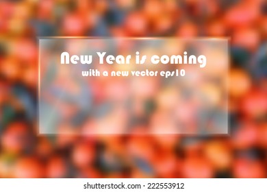 New Year is coming soft festive background