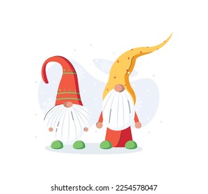 New year compositions colorful festive vector illustrations collection merry christmas calligraphy seasonal greetings bundle happy holidays