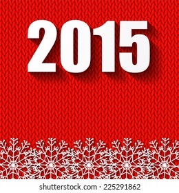New Year concept with 2015 number