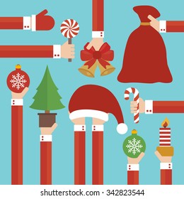  New year concept modern flat design.Vector illustration