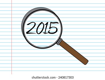 New Year Concept. Vector