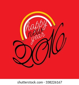 new year concept vector illustration