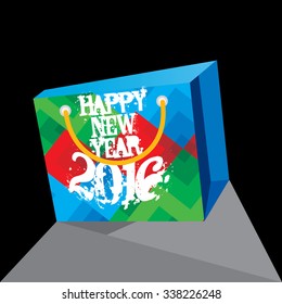 new year concept vector illustration