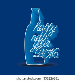 new year concept vector illustration 
