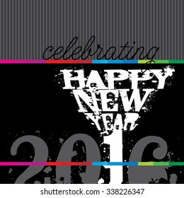 new year concept vector illustration 