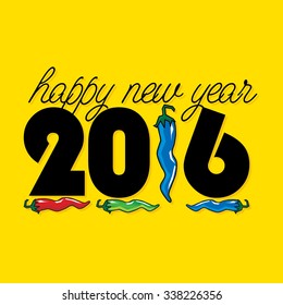 new year concept vector illustration 