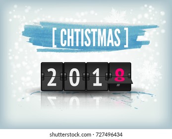 New Year countdown vector banner, greeting card, poster