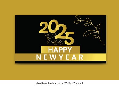 New year cover design and template 