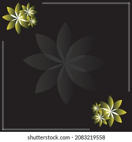 New year creative background black