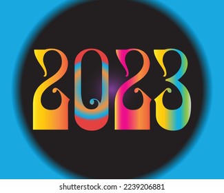 New Year Creative Vector Design