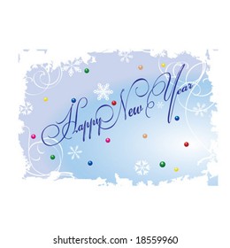 New Year creeting card