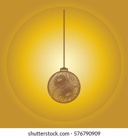 New Year decoration icon
