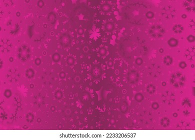 New Year decorative background with snowflakes and stars