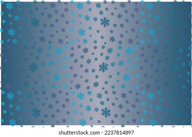 Neujahr - dekorativer Hintergrund mit Schneeflocken und Sternen