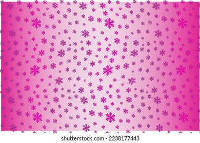 New Year decorative background with snowflakes and stars