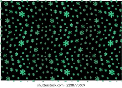 New Year decorative background with snowflakes and stars