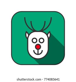 new year deer icon