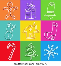 new year design elements