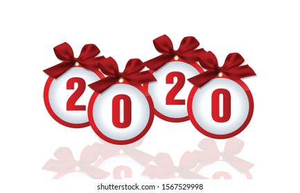 NEW YEAR DESIGN IN RED COLOUR