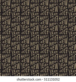 New Year Design Template. Vector Illustration Background.