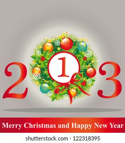 New Year design vector
