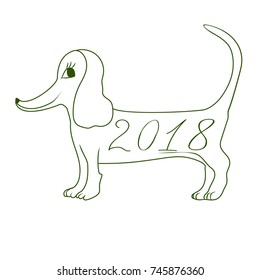 new year dog