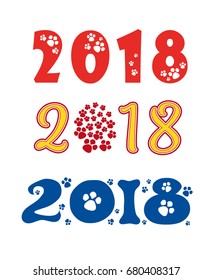 New Year Dog Symbol