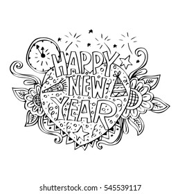new year doodle