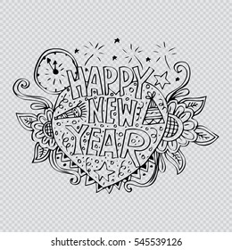 new year doodle