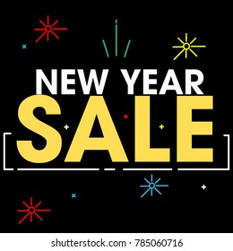 New Year Edition discount poster