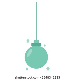 Vector de color de elemento de año Nuevo