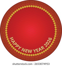 New Year Festival, Greeting Card, Bless, 
Happiness, Celebrate, Send Happiness