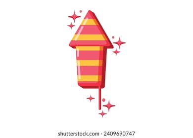 Diseño de pegatinas para piratas de Año Nuevo