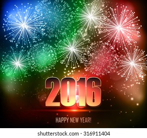 New Year fireworks
