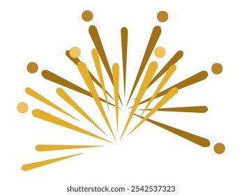 Ilustração de Plano de Fundo do Fireworks do Ano Novo