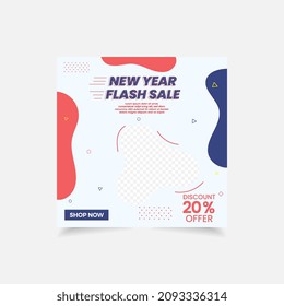 New Year Flash Sale Product Promotion Template