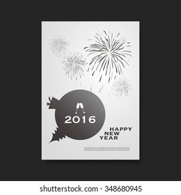 New Year Flyer or Cover Design - 2016