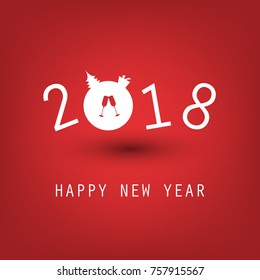 New Year Flyer or Cover Design - 2018