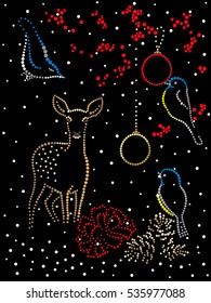 New year in the forest