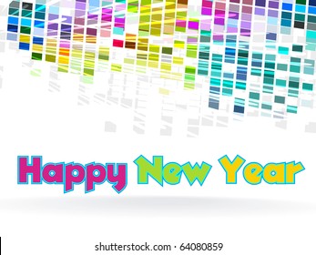 New Year  - funky graphic design