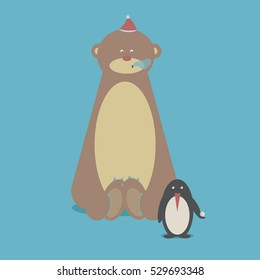 New Year funny animals